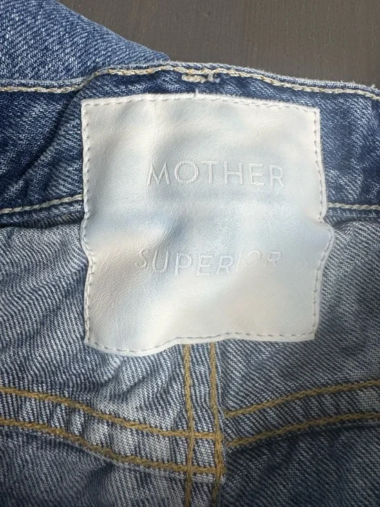 Mother Denim The Scrapper Cuff Ankle Fray Jeans in Take Me Higher - Picture 5 of 11